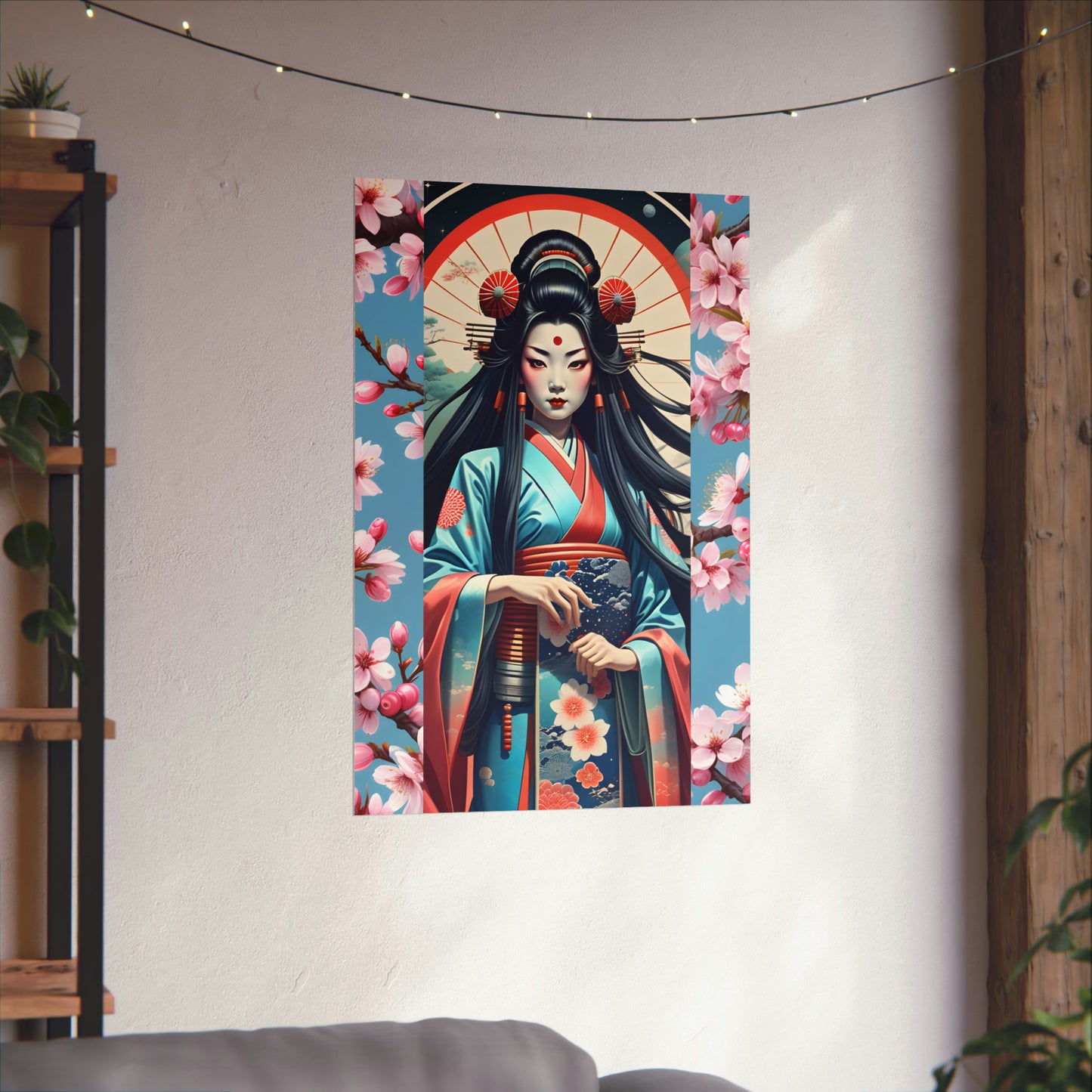 "Geisha Girl" Matte Vertical Posters