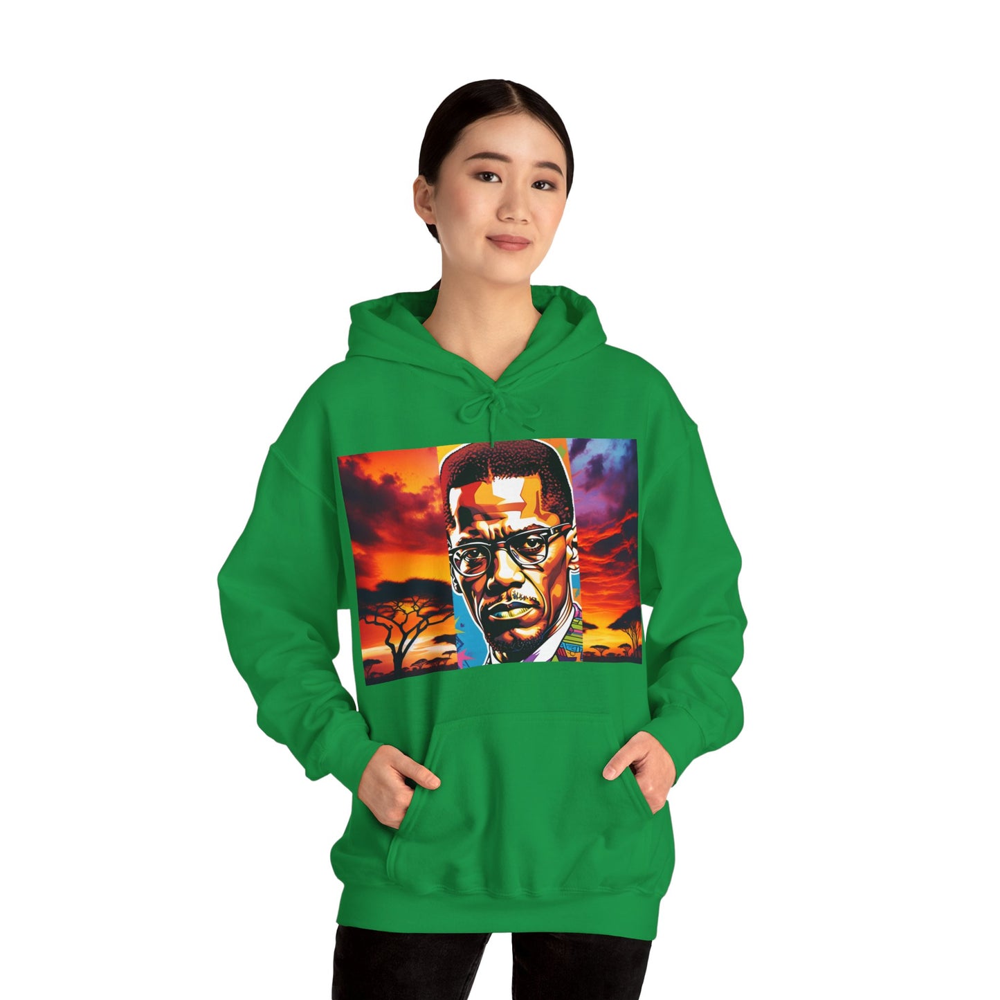 Malcolm X Unisex Heavy Blend™ Hooded Sweatshirt