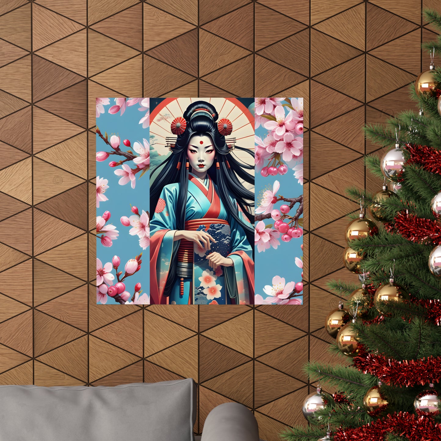 "Geisha Girl" Matte Vertical Posters