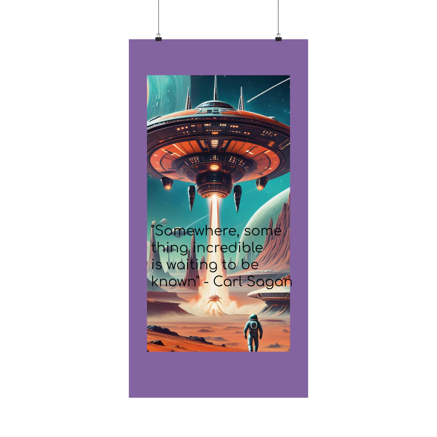 " Out of this World" Matte Vertical Posters