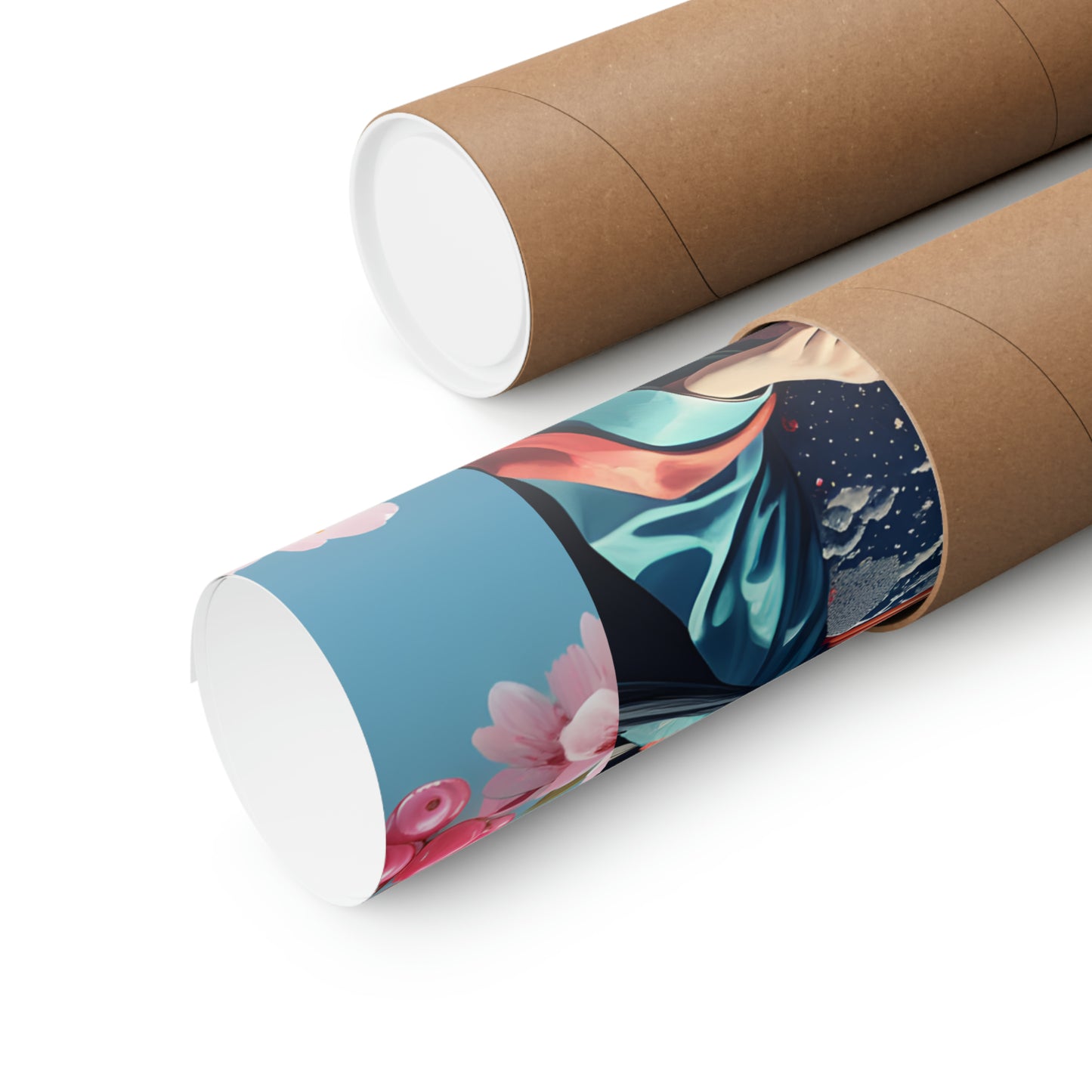 "Geisha Girl" Matte Vertical Posters