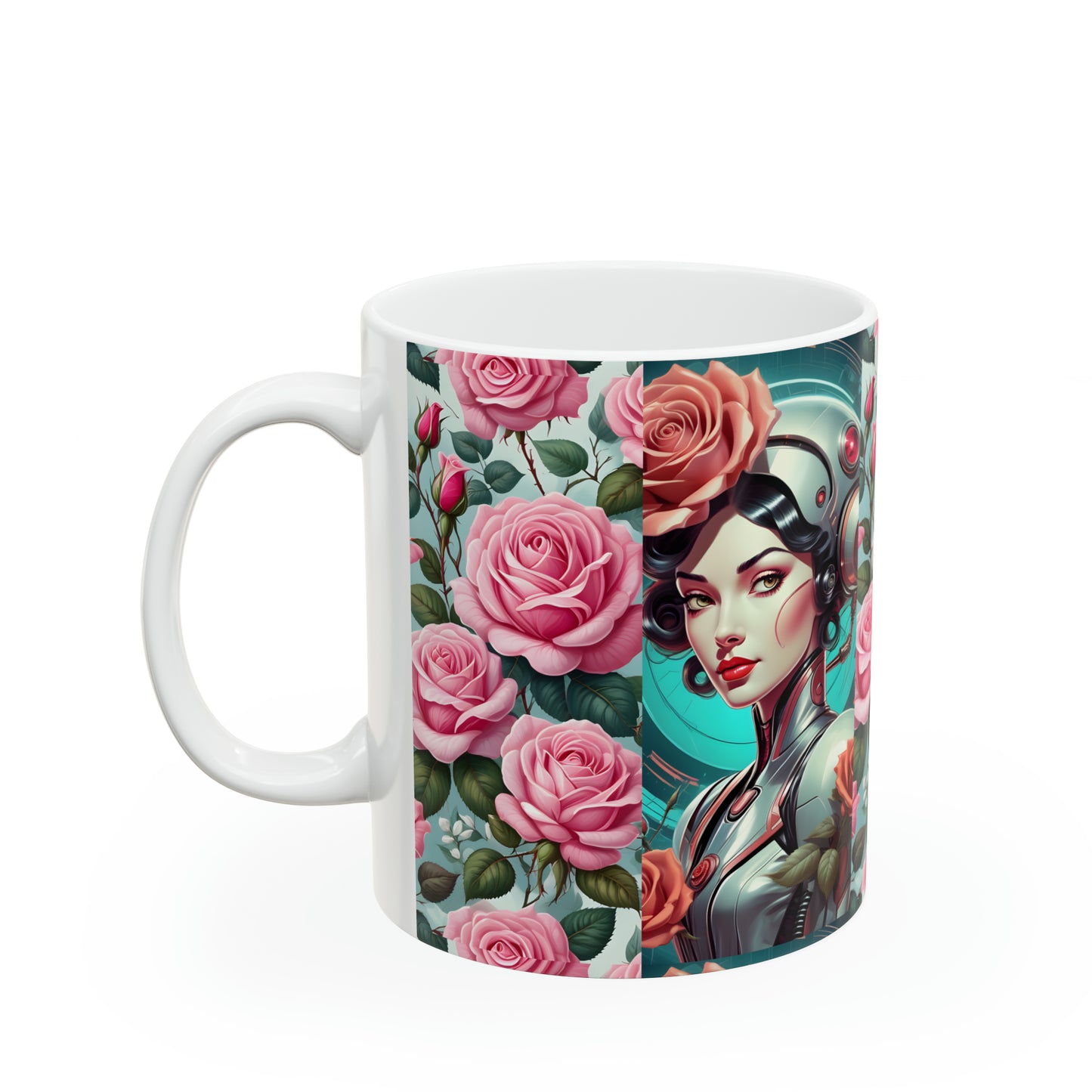 "Woman of the Rose" Ceramic Mug 11oz