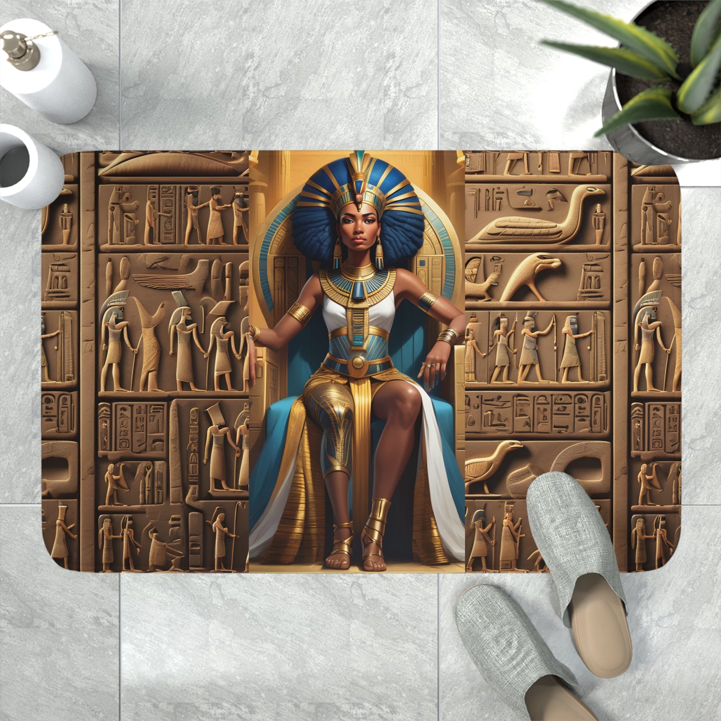 "Egyptian Queen" Memory Foam Bath Mat