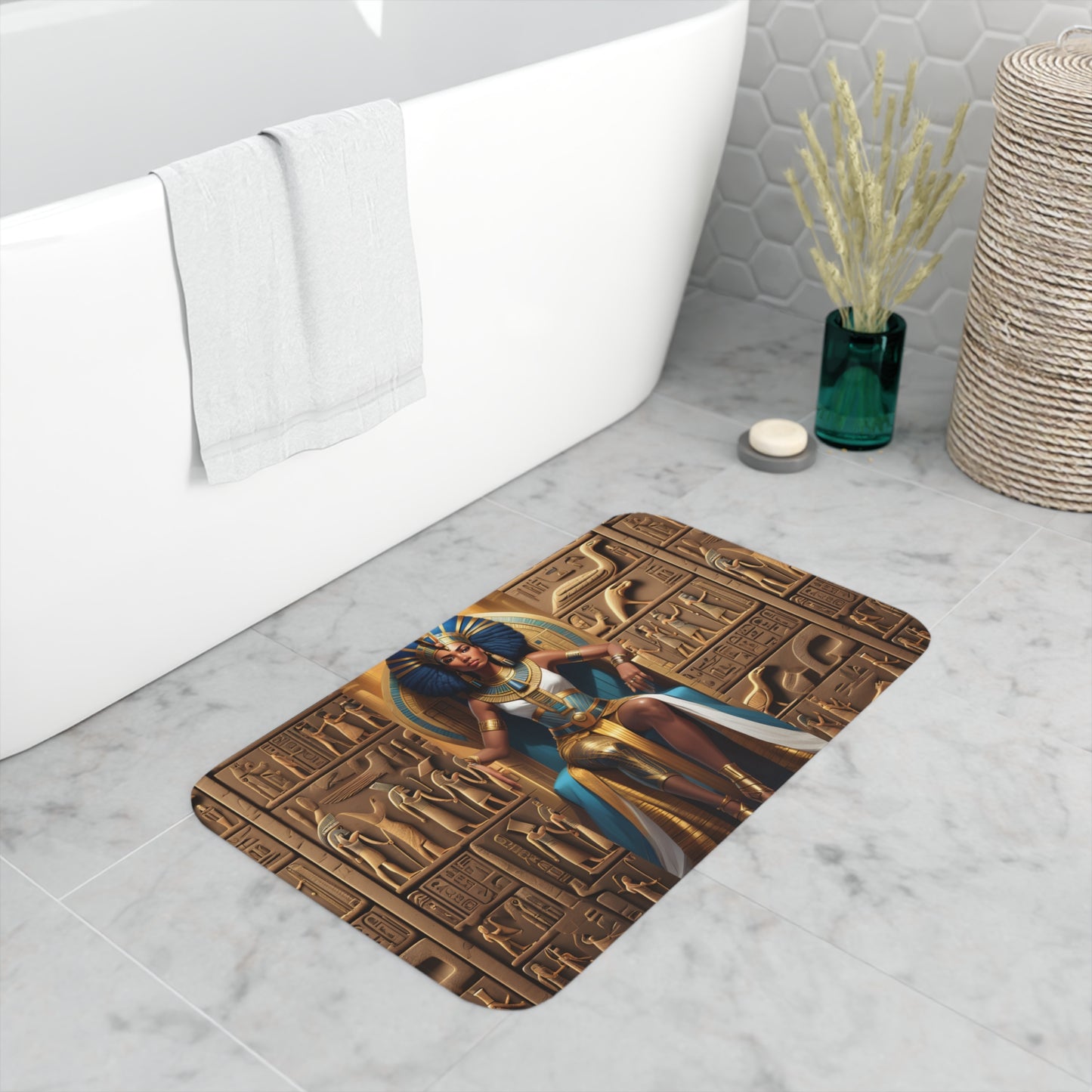 "Egyptian Queen" Memory Foam Bath Mat