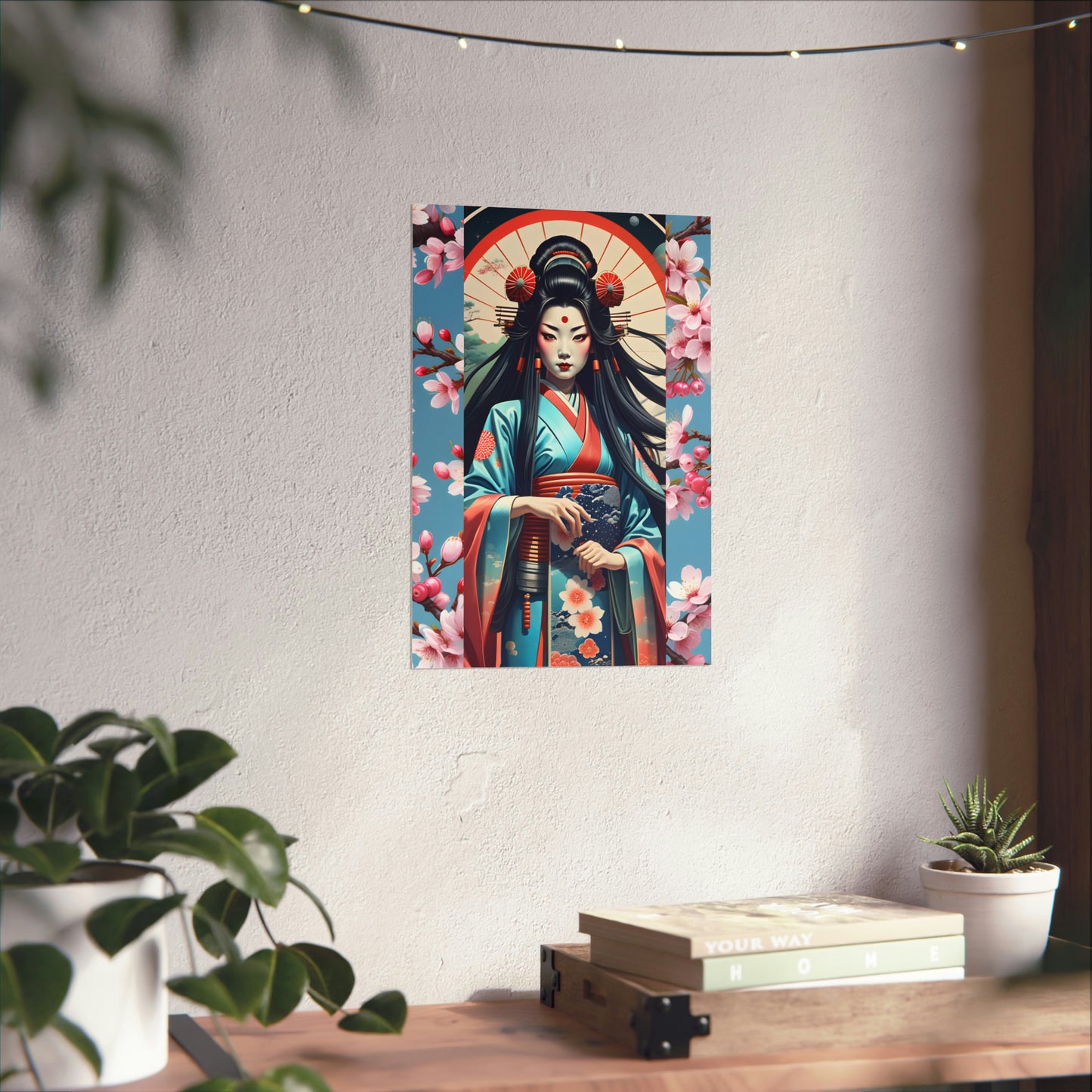 "Geisha Girl" Matte Vertical Posters