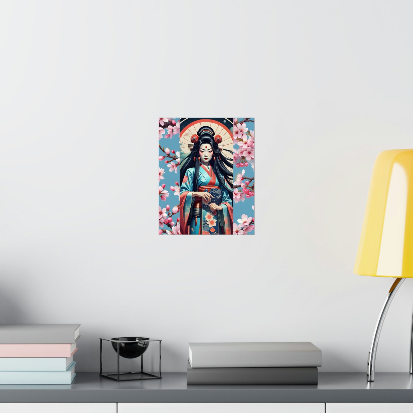 "Geisha Girl" Matte Vertical Posters