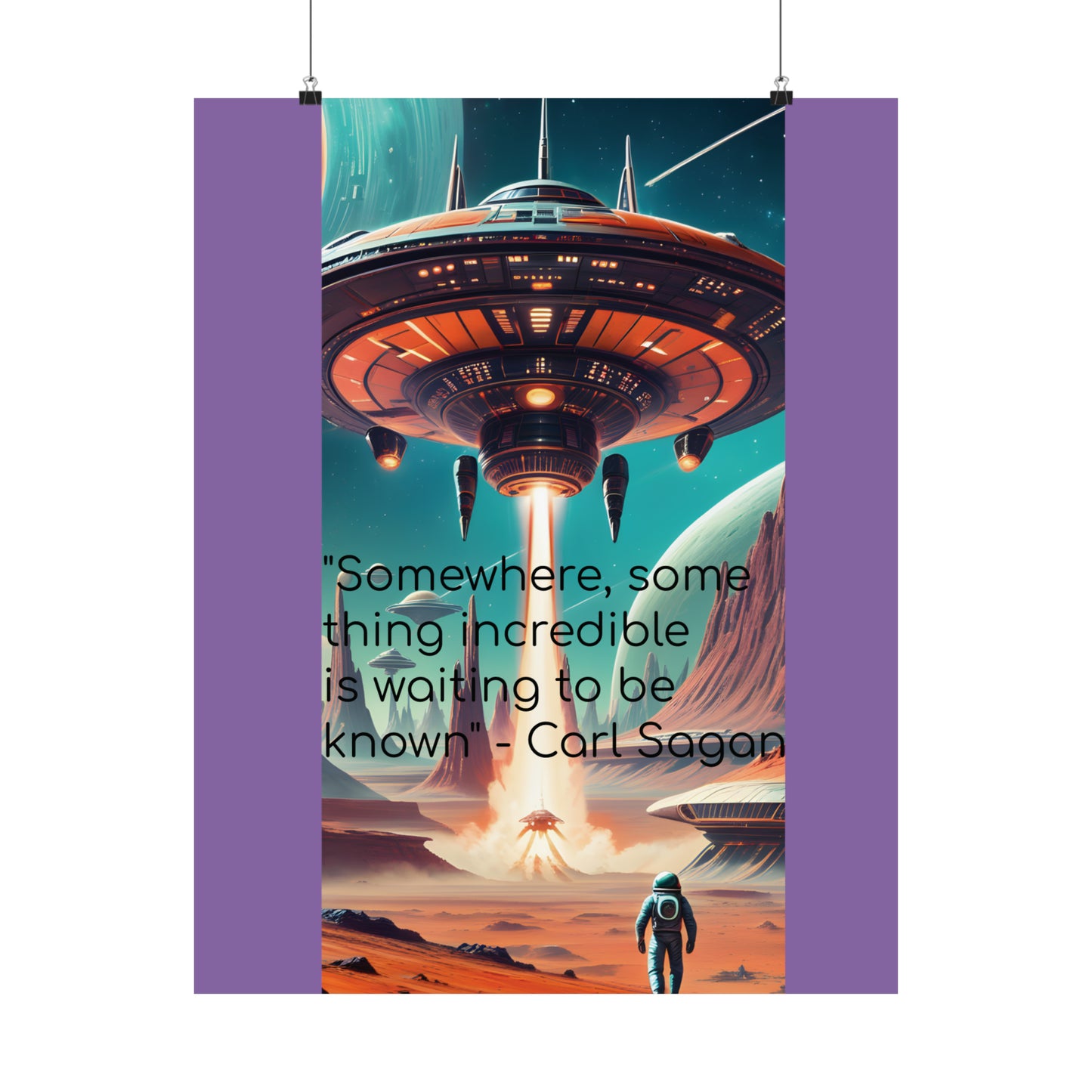 " Out of this World" Matte Vertical Posters