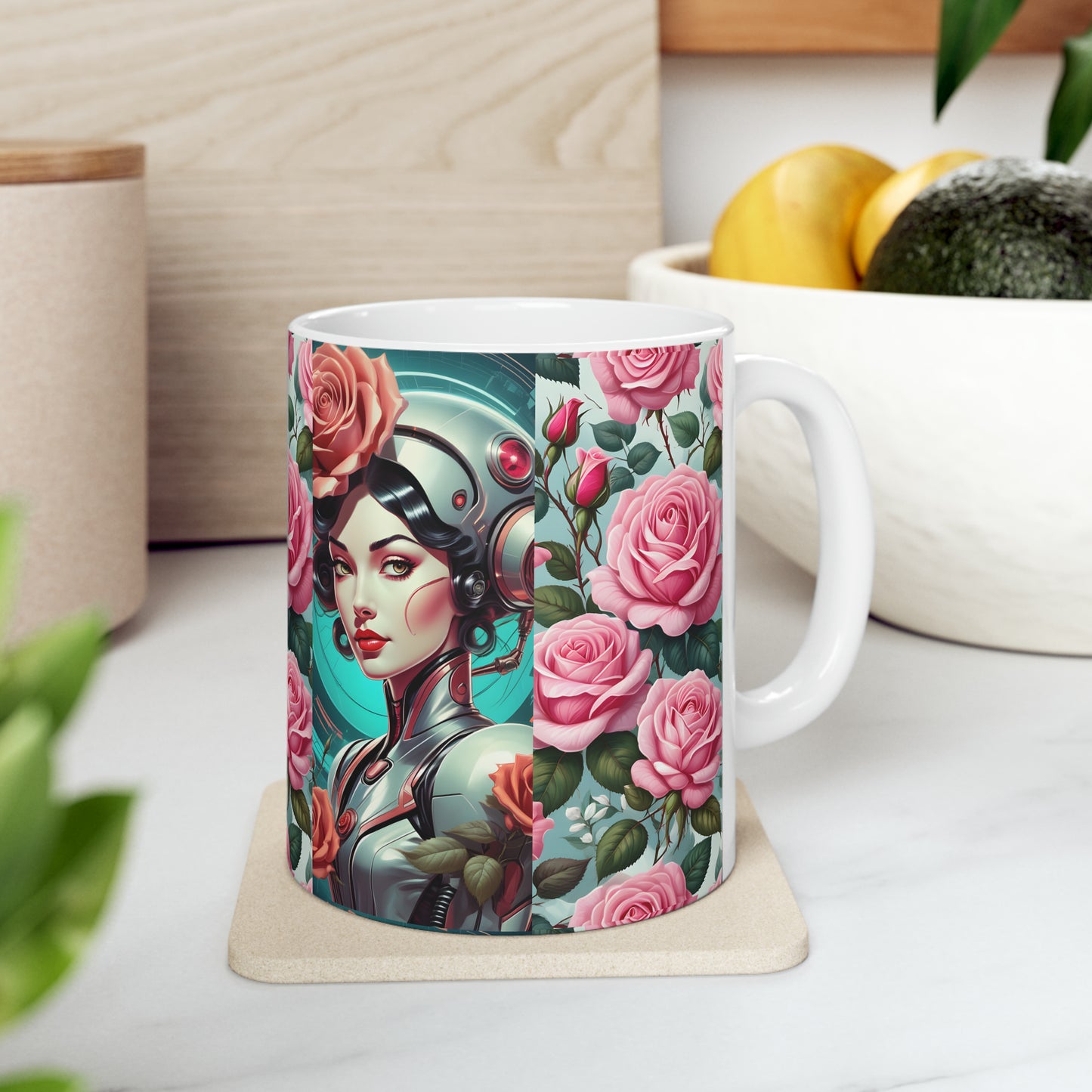 "Woman of the Rose" Ceramic Mug 11oz