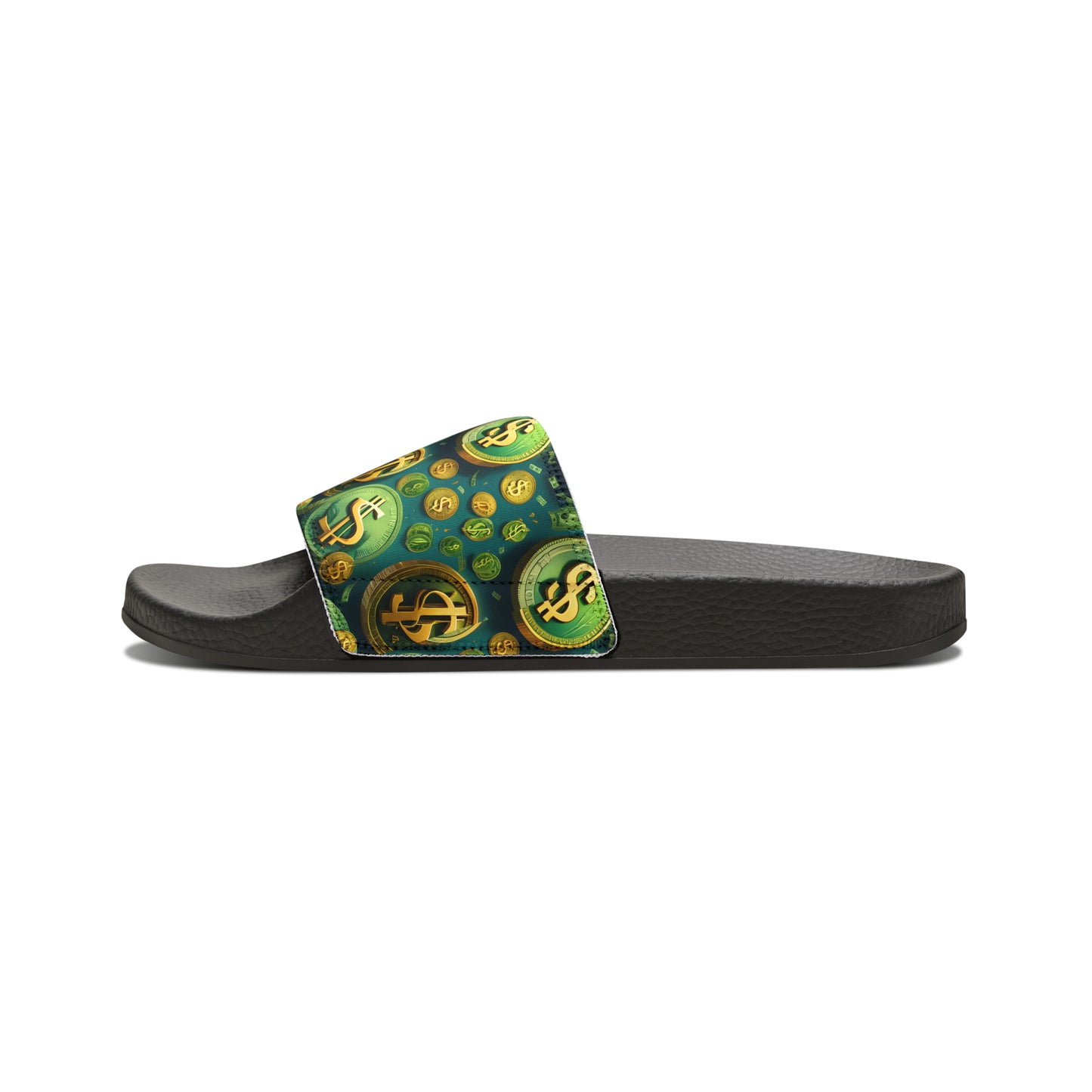 Men's "Money" PU Slide Sandals