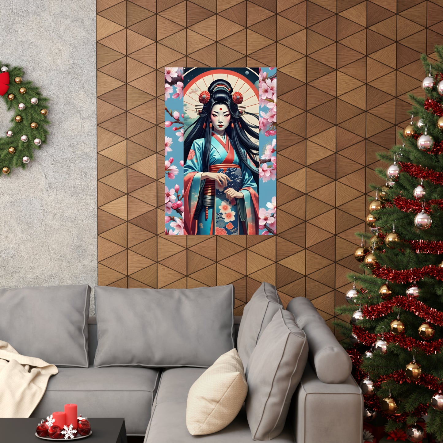 "Geisha Girl" Matte Vertical Posters