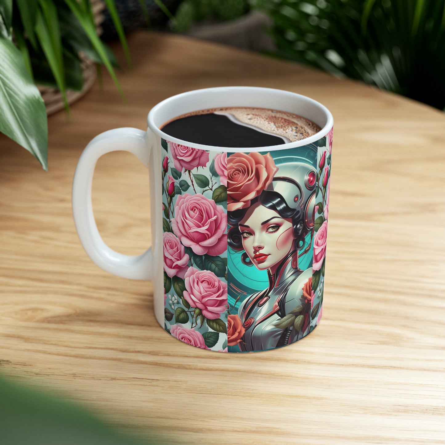 "Woman of the Rose" Ceramic Mug 11oz