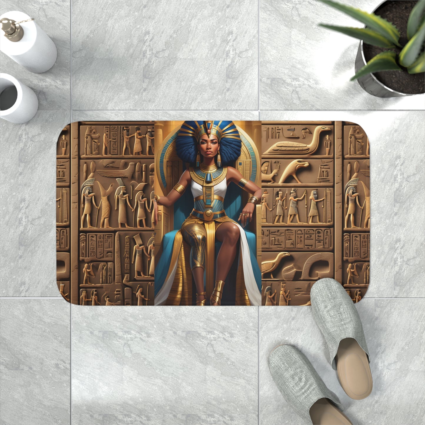 "Egyptian Queen" Memory Foam Bath Mat