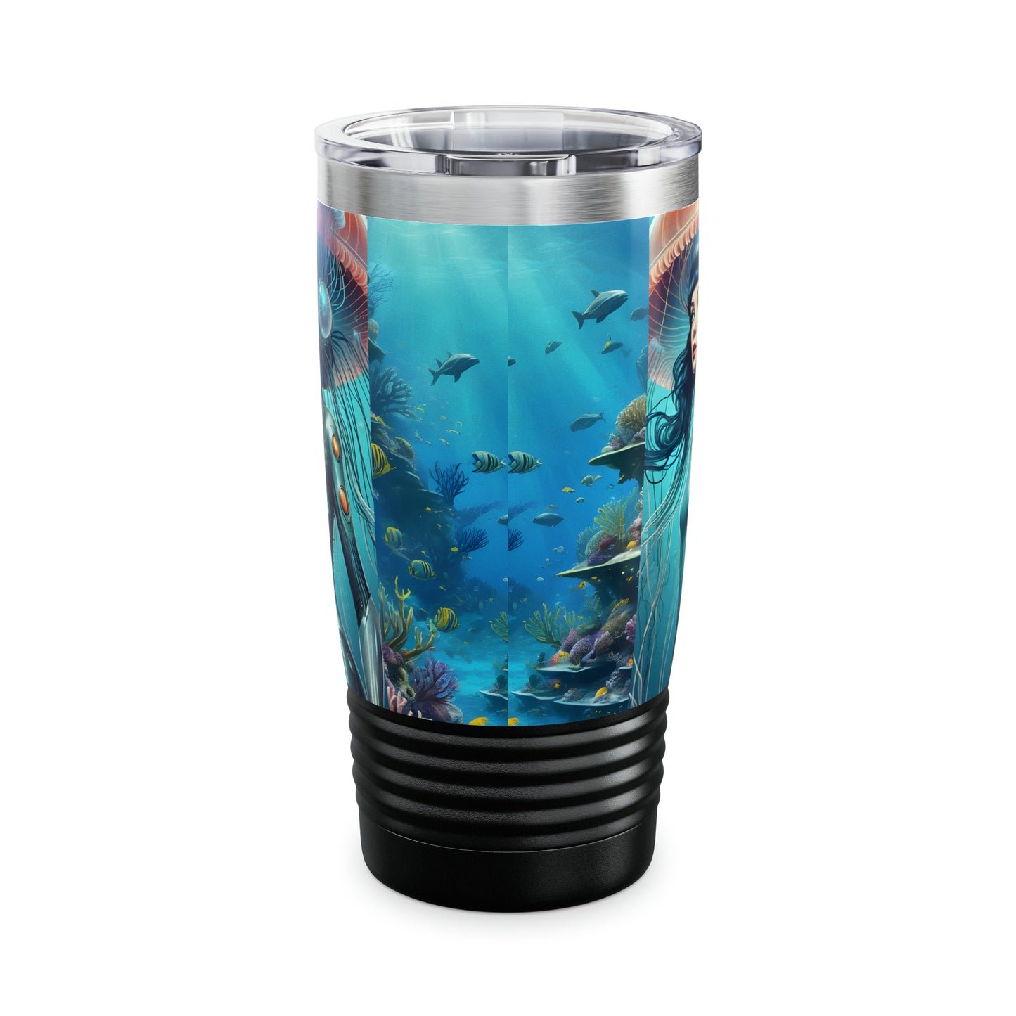 "Jellyfish Woman" Ringneck Tumbler, 20oz