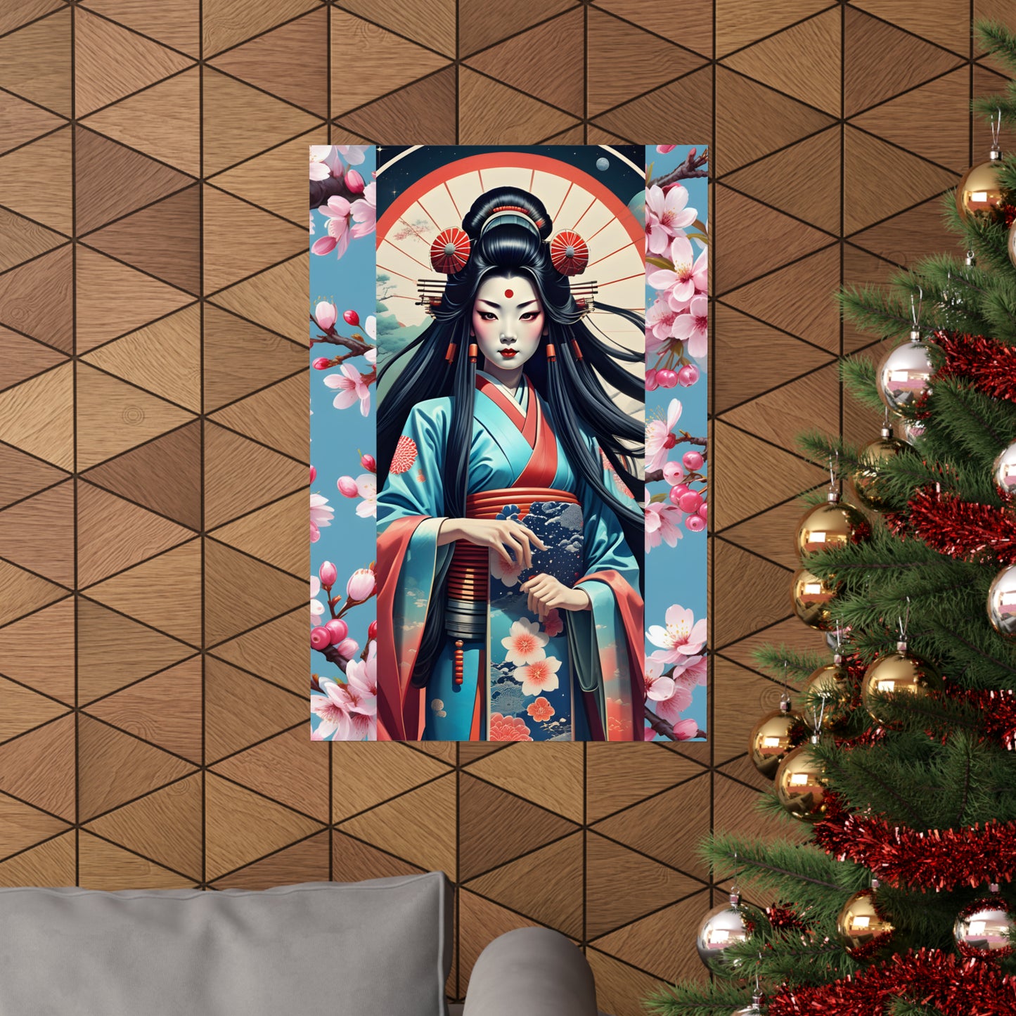 "Geisha Girl" Matte Vertical Posters