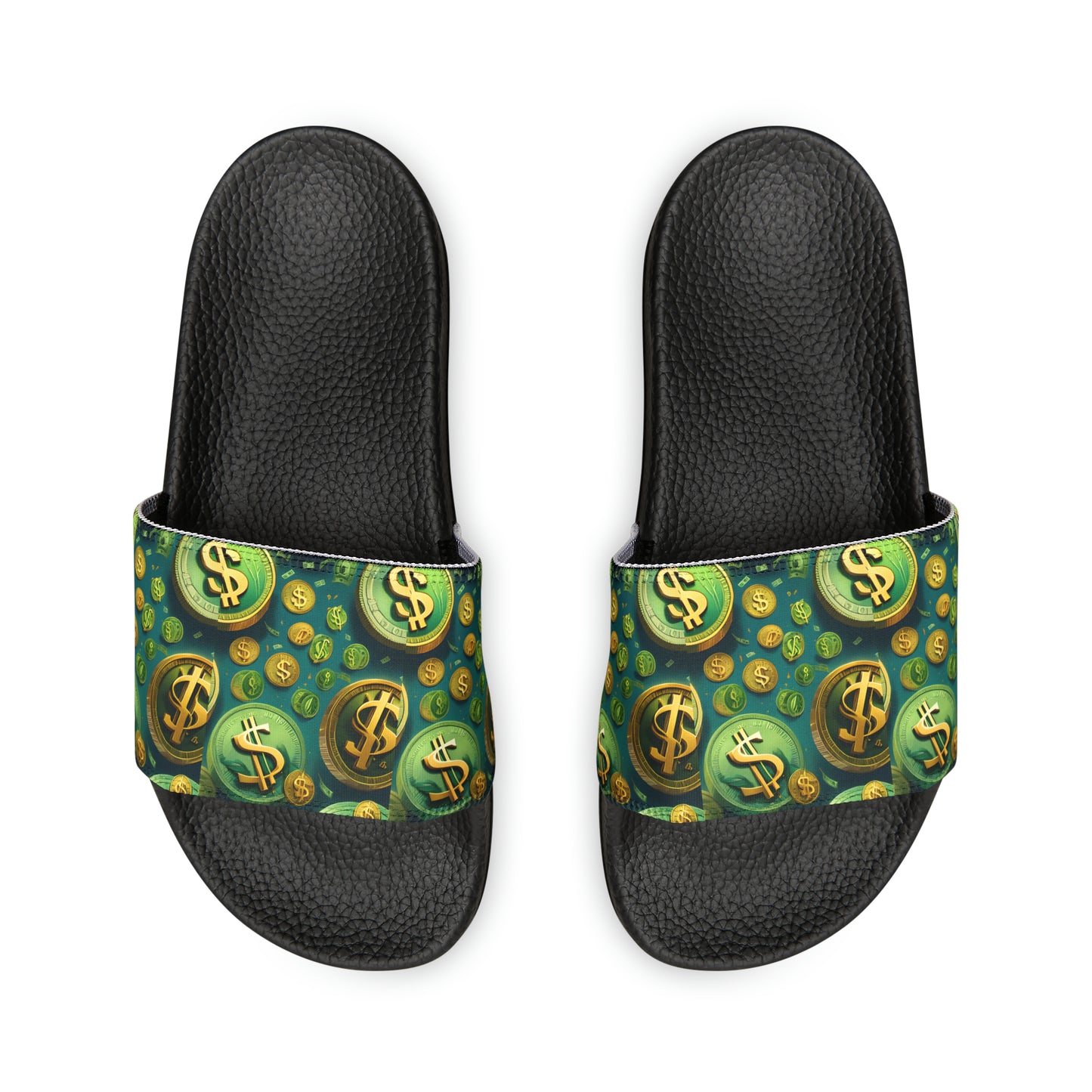 Men's "Money" PU Slide Sandals