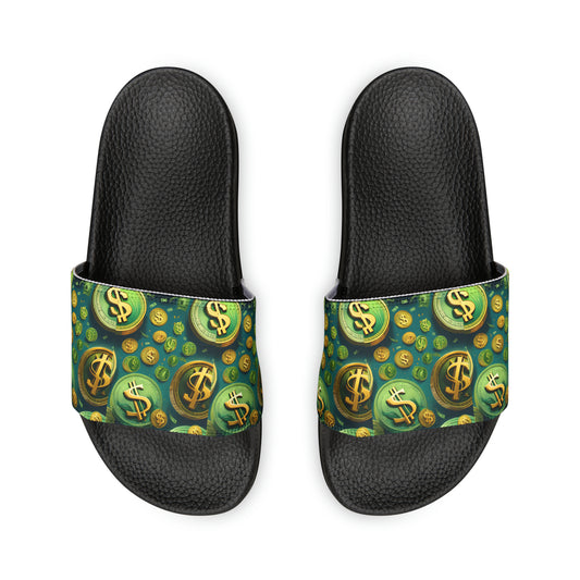 Men's "Money" PU Slide Sandals