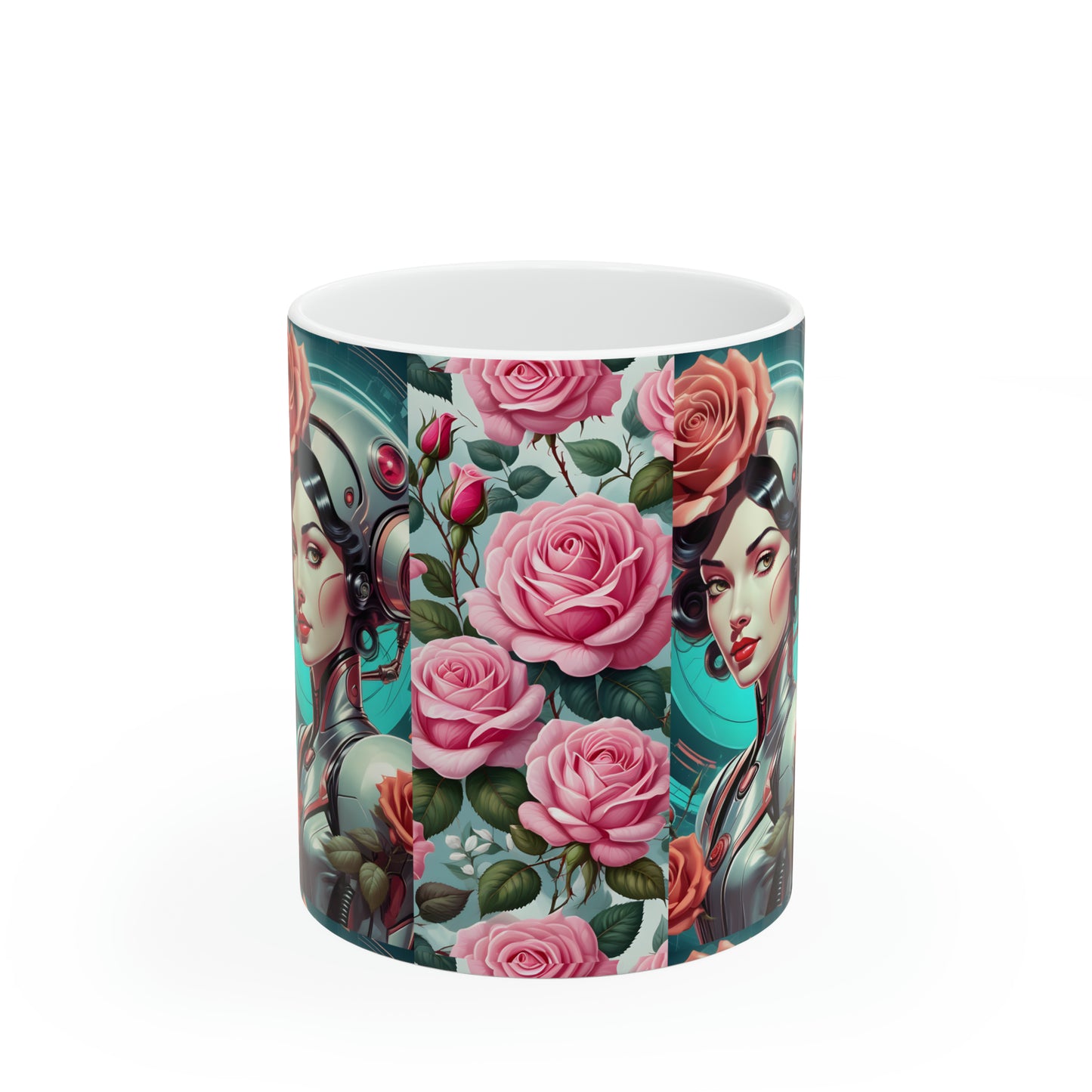 "Woman of the Rose" Ceramic Mug 11oz