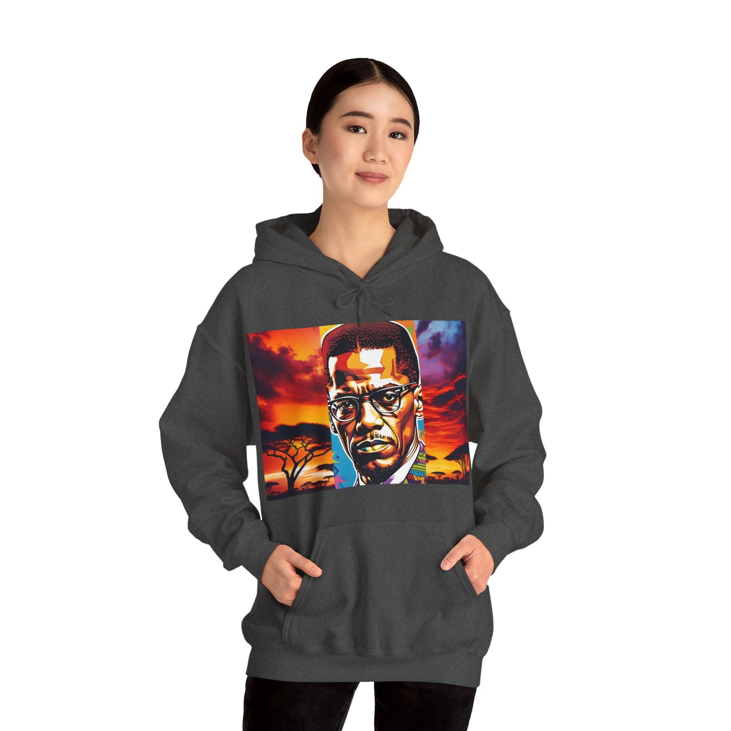 Malcolm X Unisex Heavy Blend™ Hooded Sweatshirt