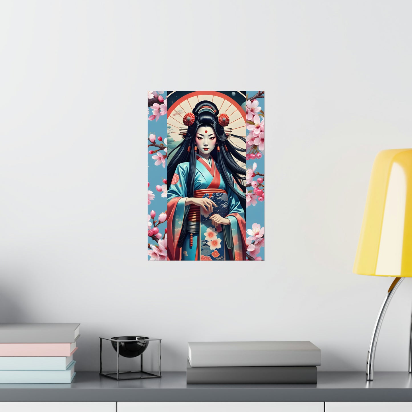 "Geisha Girl" Matte Vertical Posters