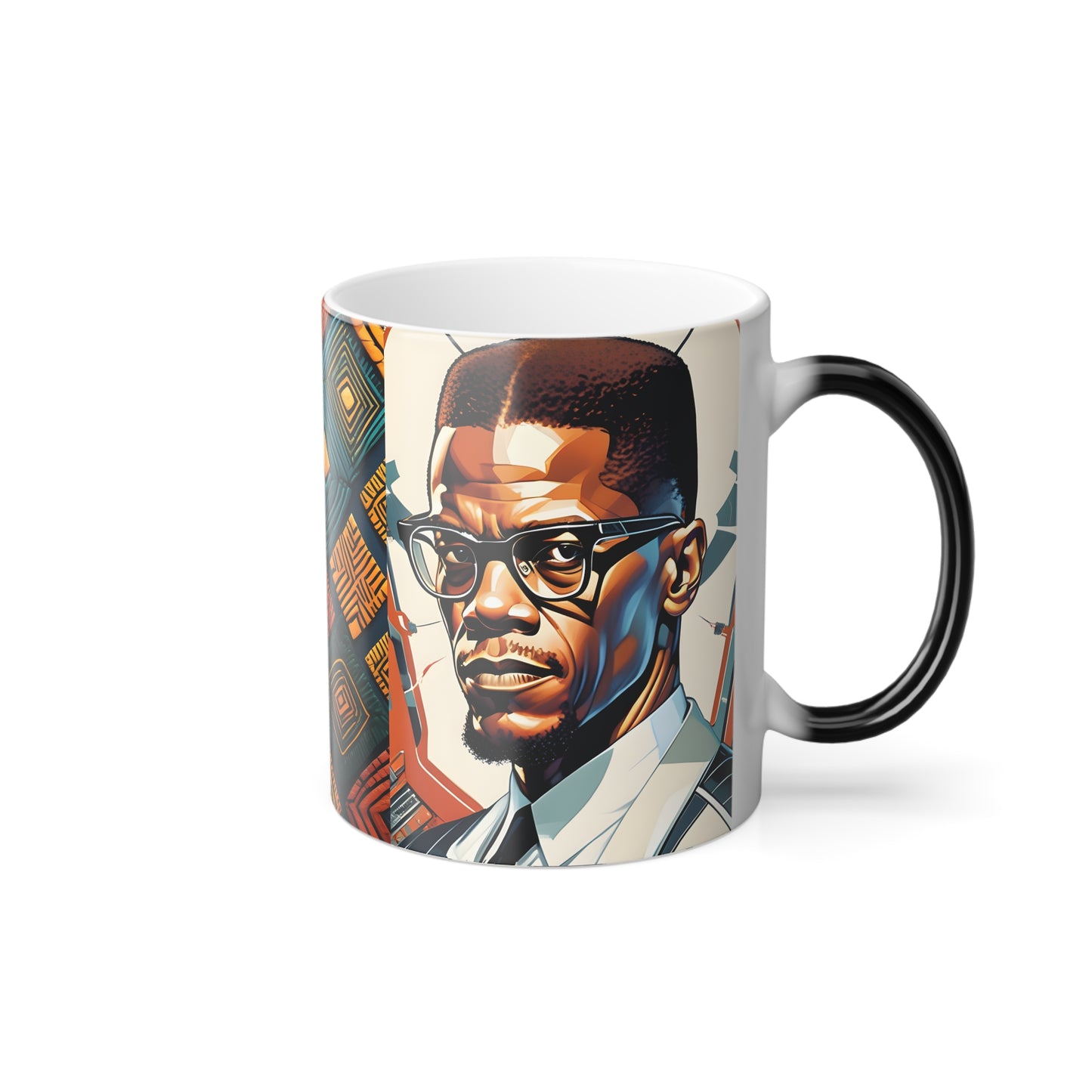 Malcolm X Color Morphing Mug, 11oz