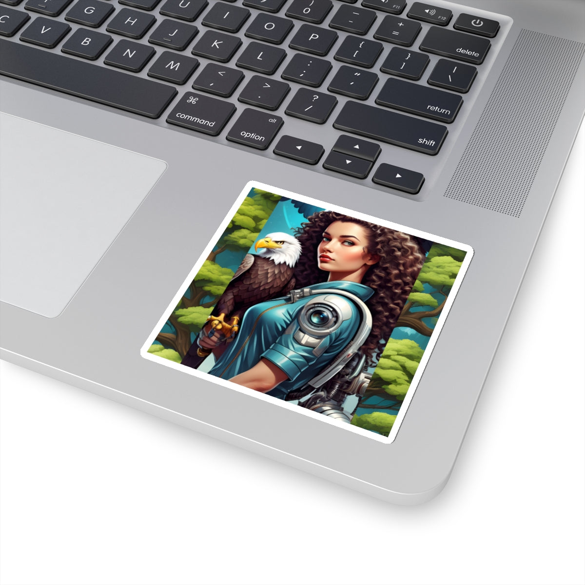 "Woman Falconer" Sticker