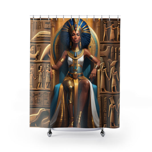 "Egyptian Queen" Shower Curtain