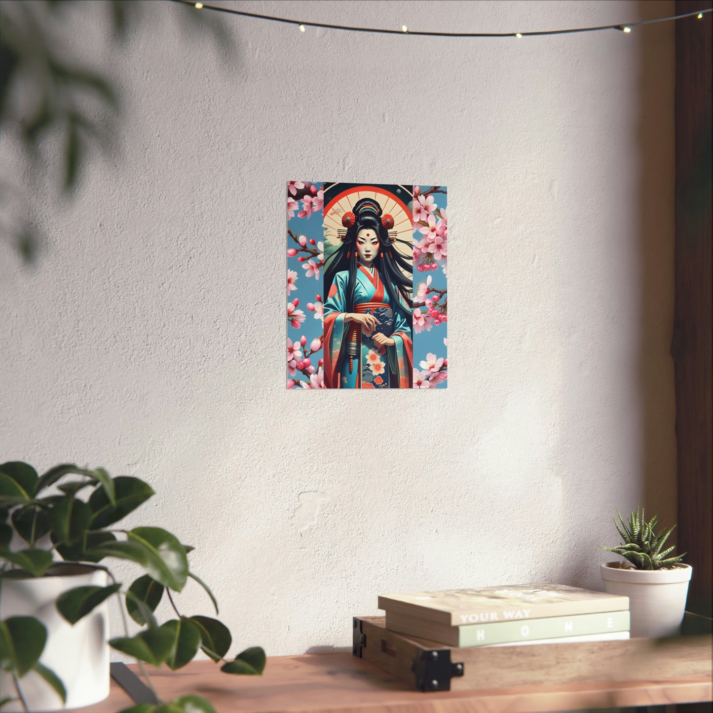 "Geisha Girl" Matte Vertical Posters