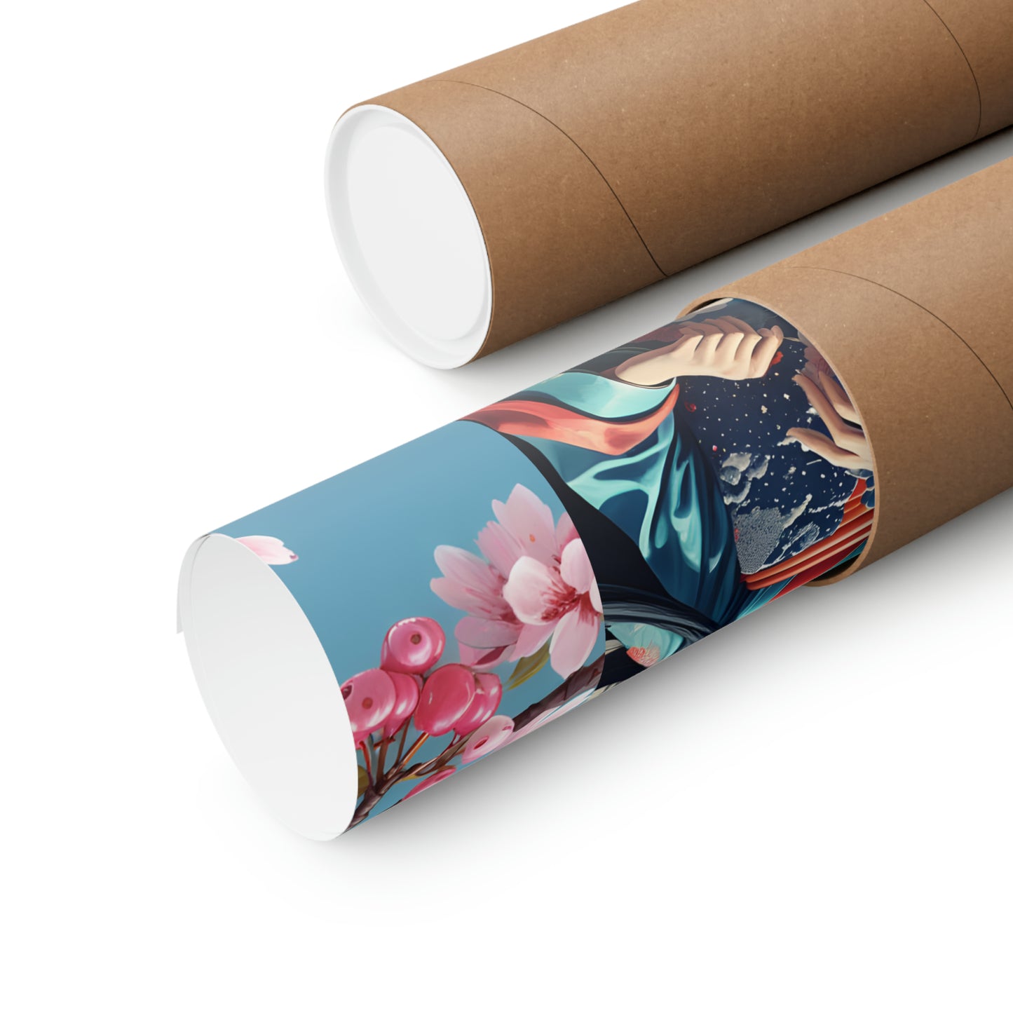 "Geisha Girl" Matte Vertical Posters