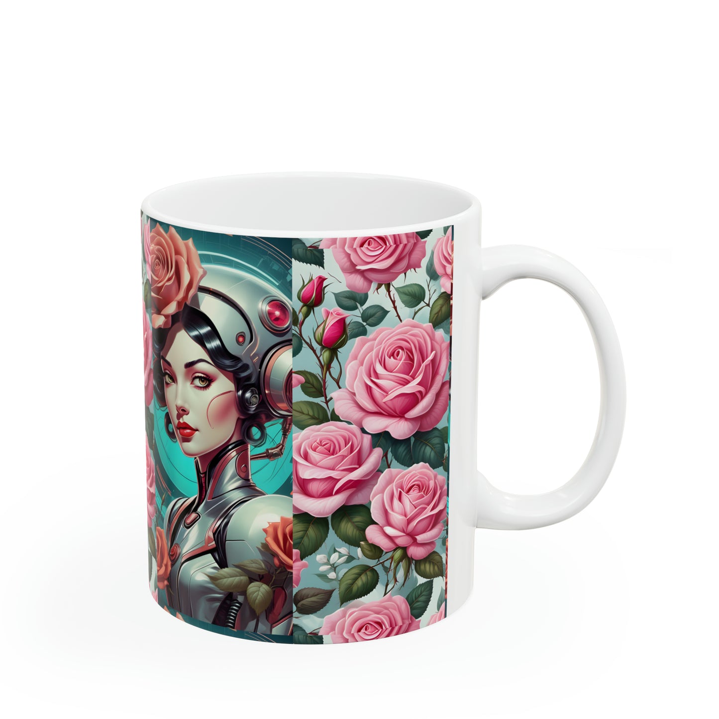 "Woman of the Rose" Ceramic Mug 11oz