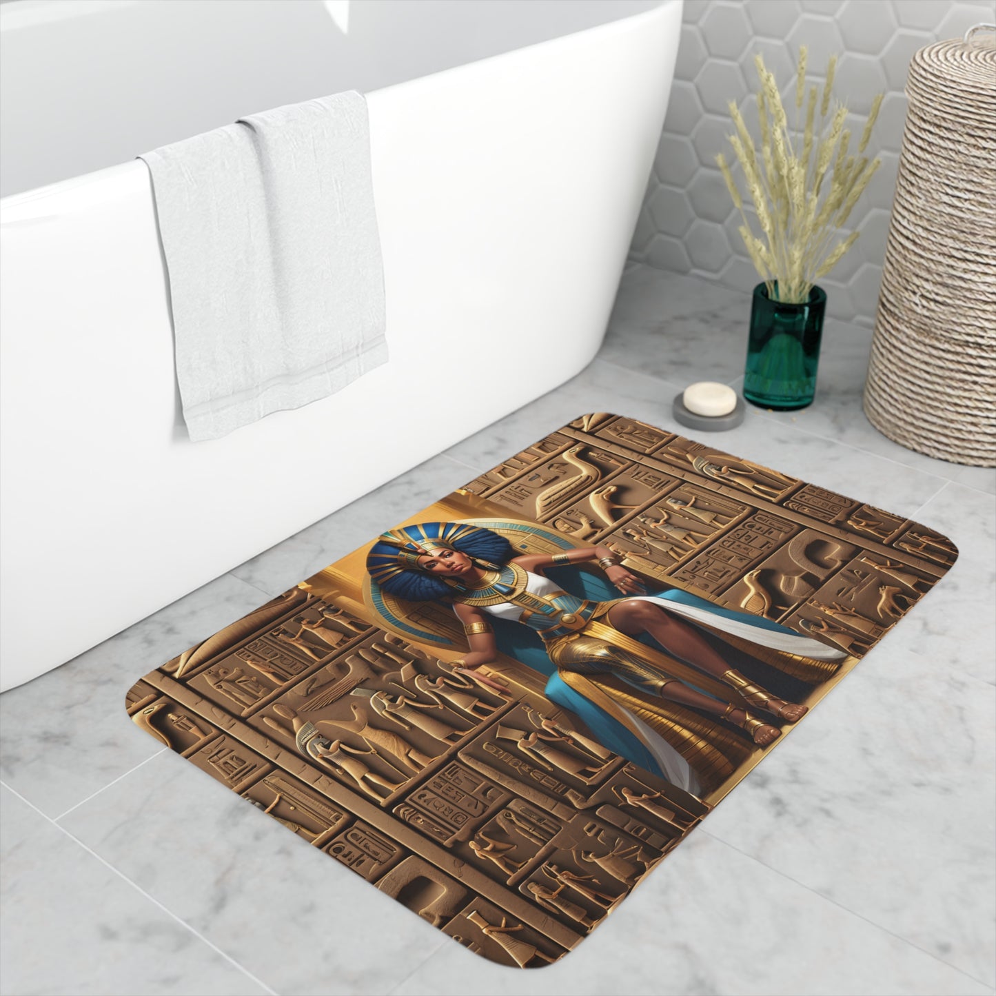 "Egyptian Queen" Memory Foam Bath Mat