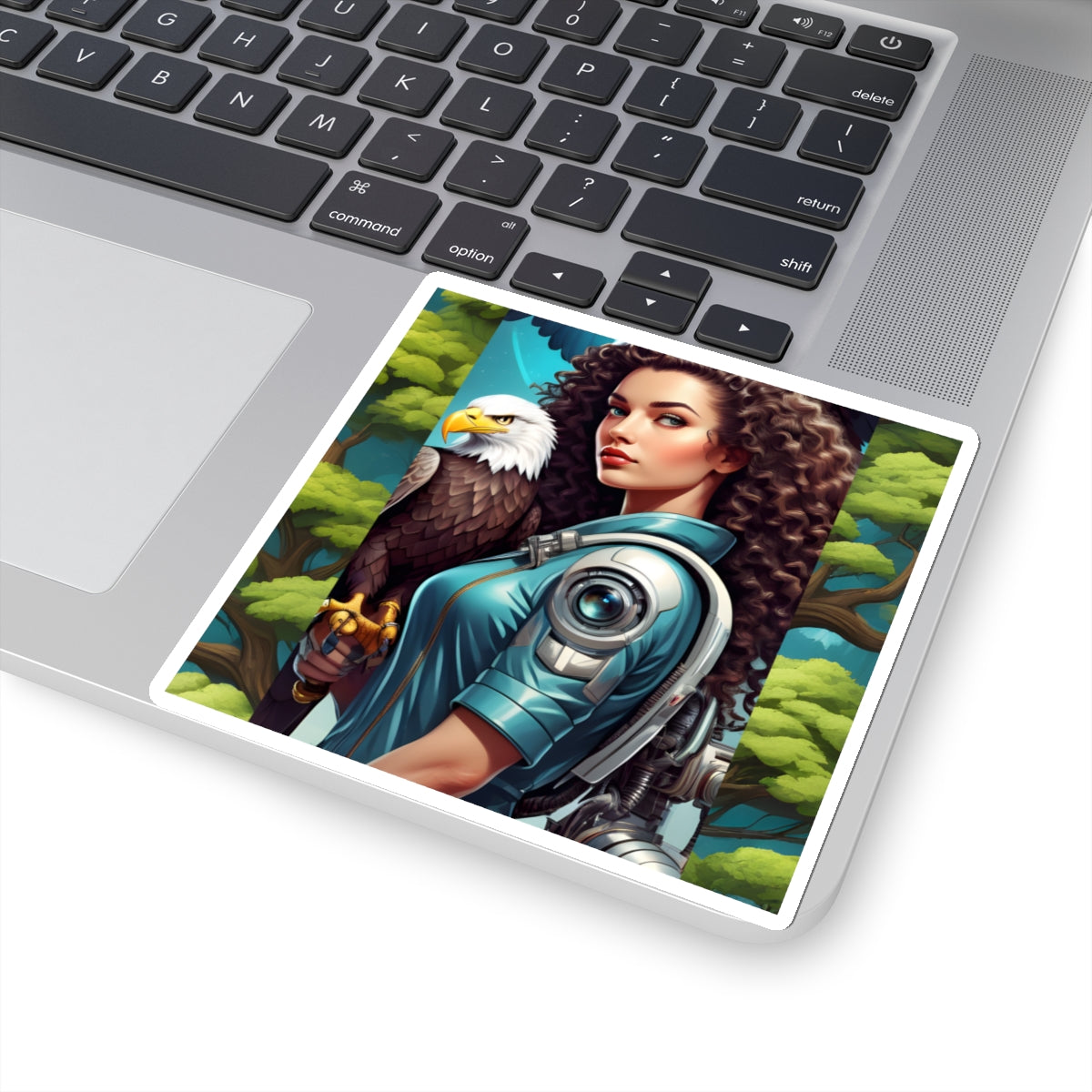 "Woman Falconer" Sticker