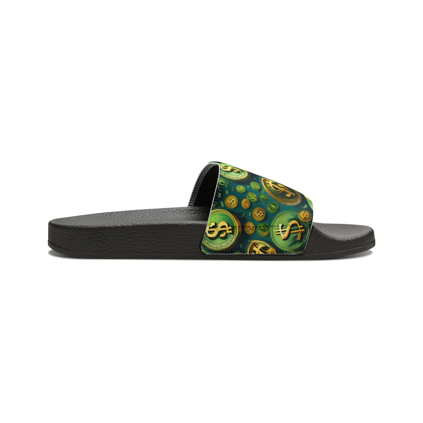 Men's "Money" PU Slide Sandals