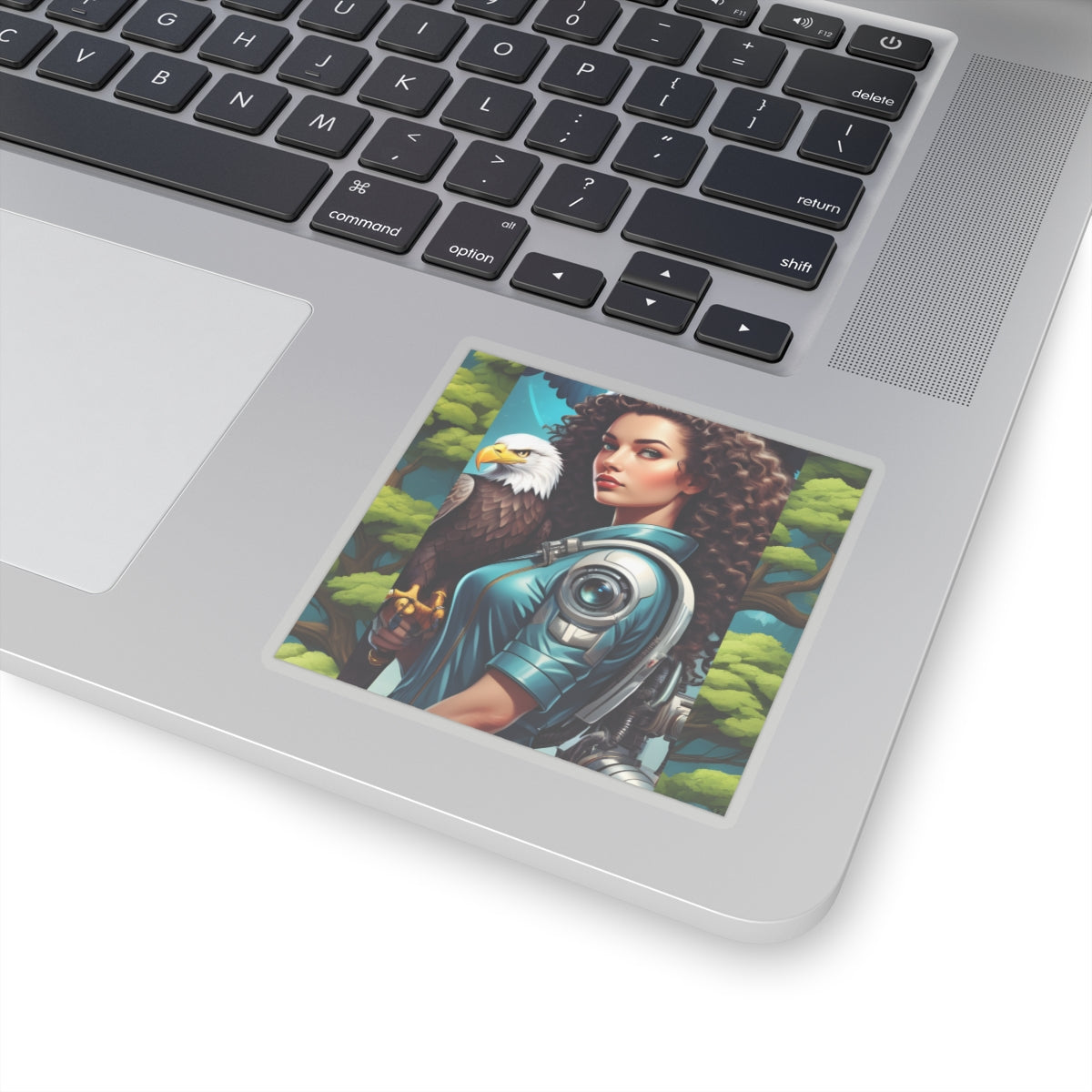 "Woman Falconer" Sticker