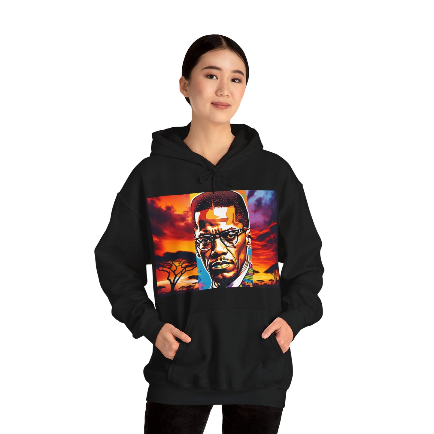 Malcolm X Unisex Heavy Blend™ Hooded Sweatshirt