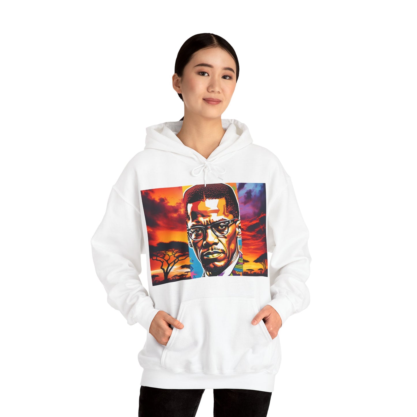 Malcolm X Unisex Heavy Blend™ Hooded Sweatshirt