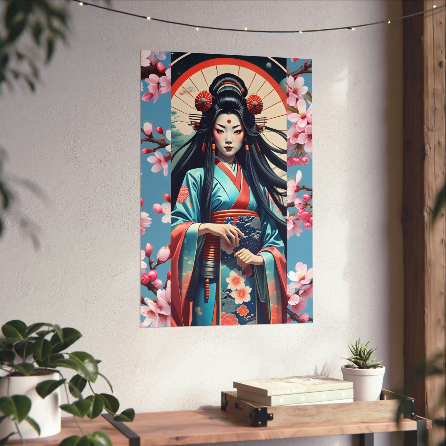 "Geisha Girl" Matte Vertical Posters