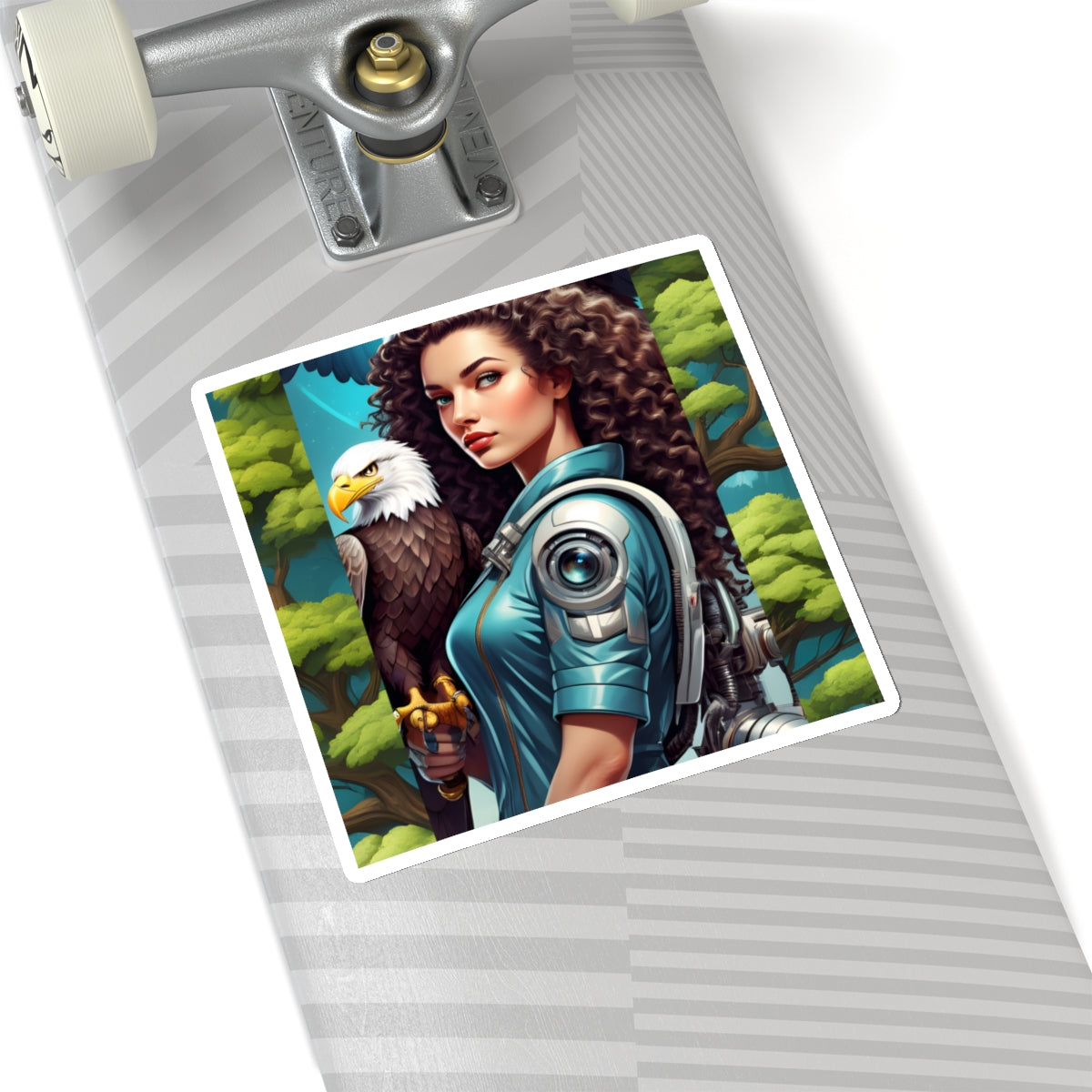 "Woman Falconer" Sticker