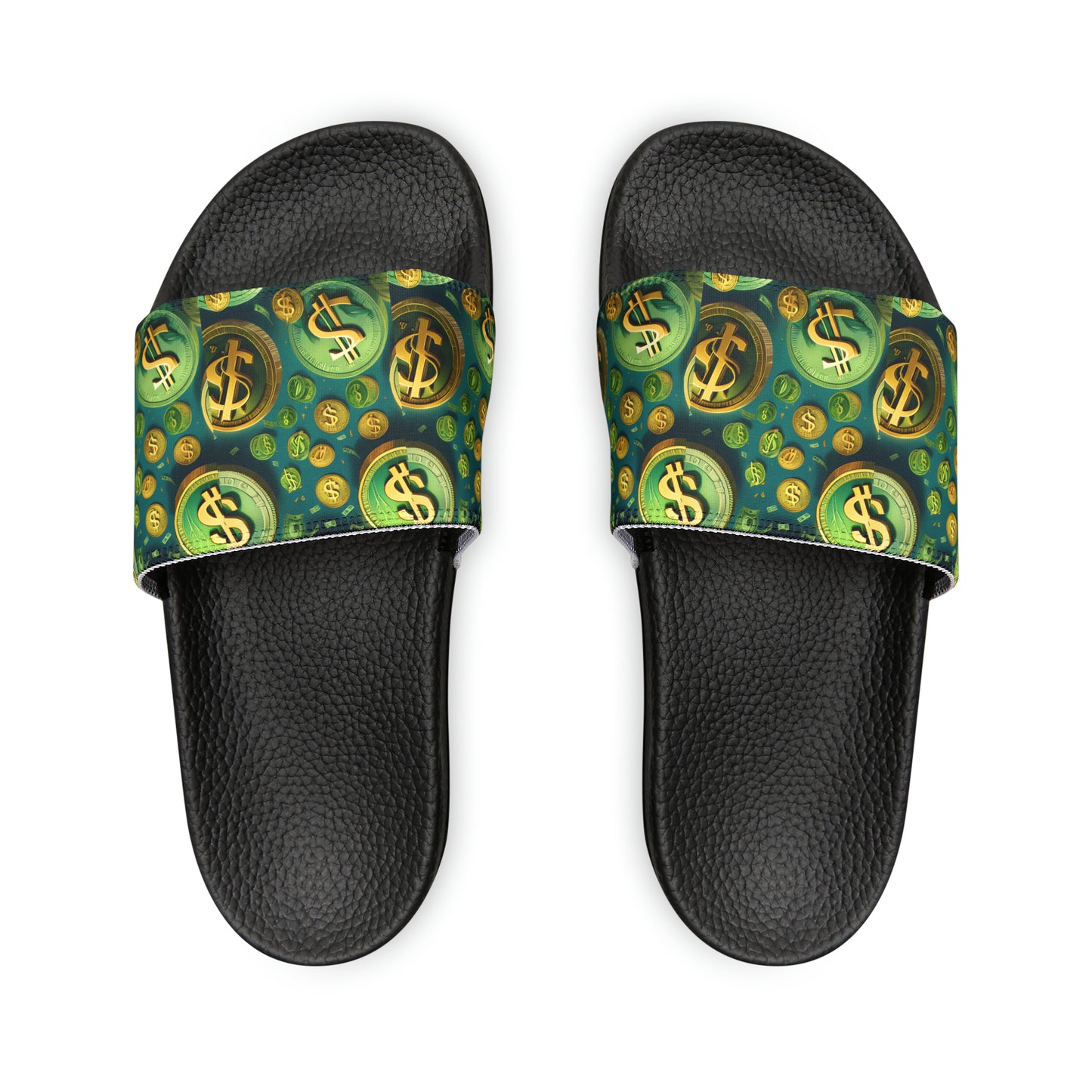 Men's "Money" PU Slide Sandals